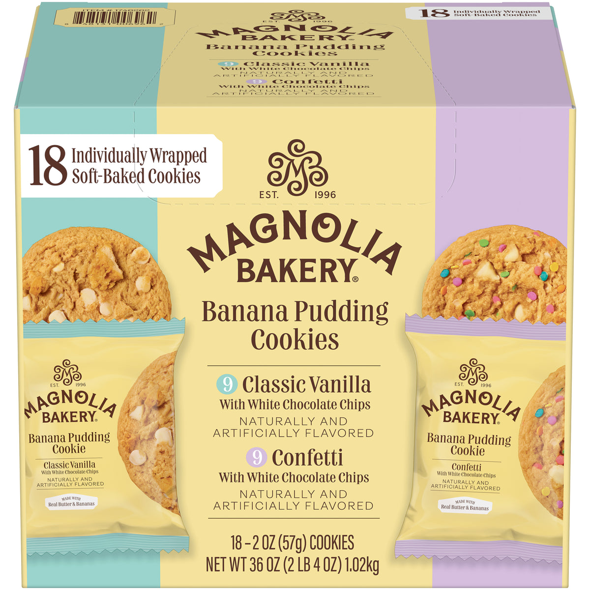 Banana pudding cookies 18 ct value pack magnolia bakery