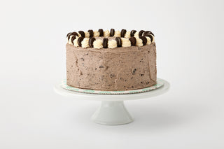 9 inch size of our cookies and cream cake