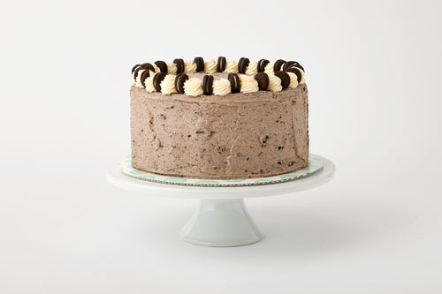 9 inch size of our cookies and cream cake